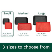 Cuisinart Grill - Prep and Serve Grilling Trays, Color Coded, Dishwasher Safe, Small-United Backyard