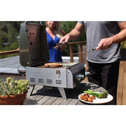 Cuisinart Grill - Professional Portable Gas Grill, Compact, 10, 000 BTU, Thermostat - Stainless-United Backyard