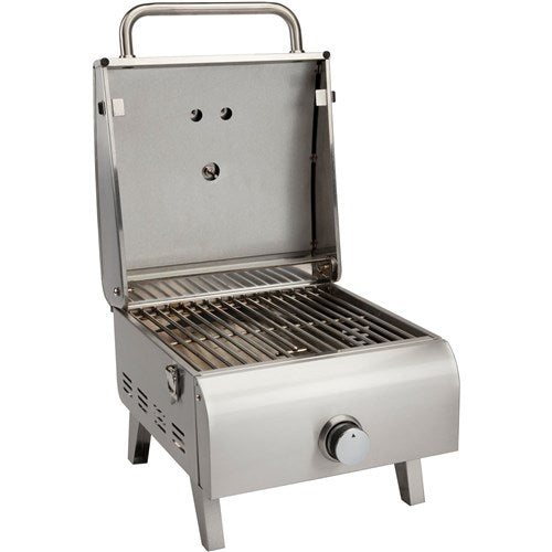 Cuisinart Grill - Professional Portable Gas Grill, Compact, 10, 000 BTU, Thermostat - Stainless-United Backyard
