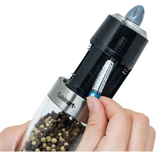 Cuisinart Grill - Salt & Pepper Gravity Mill, Adjustable Coarseness, LED light-United Backyard