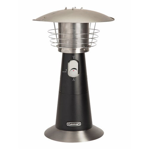 Cuisinart Grill - Tabletop Patio Heater, 11000 BTU, Portable, Rotary Dial Control - Stainless-United Backyard