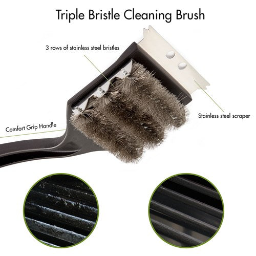 Cuisinart Grill - Triple Bristle Cleaning Brush-United Backyard