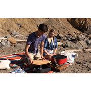 Cuisinart Grill - Venture Portable Gas Grill, 154 sq in Cooking Space, Chopping Board included - Red/Black-United Backyard