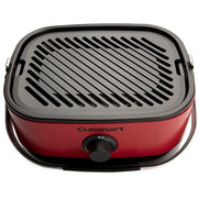 Cuisinart Grill - Venture Portable Gas Grill, 154 sq in Cooking Space, Chopping Board included - Red/Black-United Backyard