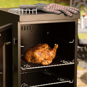 Cuisinart Grill - Vertical Propane Gas Smoker, 4 Racks, 30" Vertical Cooking Space - Black-United Backyard