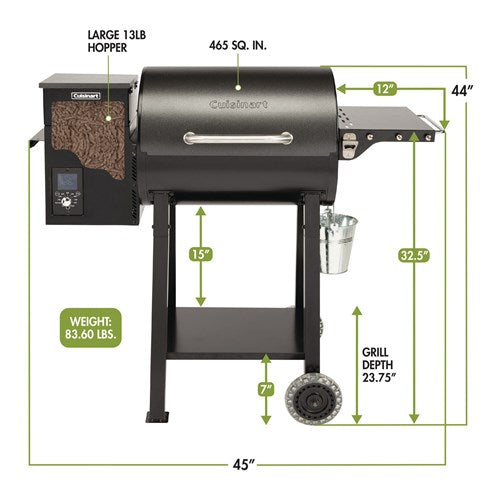 Cuisinart Grill - Wood Pellet Grill & Smoker, 8 in 1 Cooking Capabilities-United Backyard