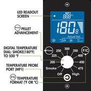 Cuisinart Grill - Wood Pellet Grill & Smoker, 8 in 1 Cooking Capabilities-United Backyard