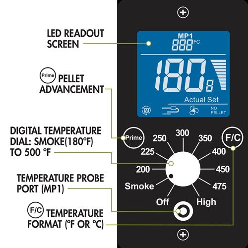 Cuisinart Grill - Wood Pellet Grill & Smoker, 8 in 1 Cooking Capabilities-United Backyard