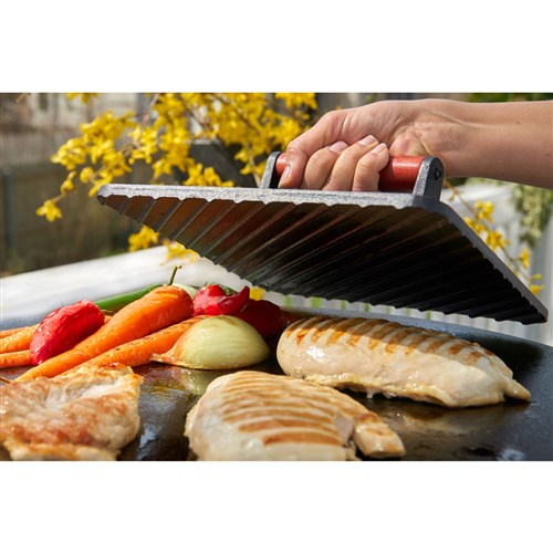 Cuisinart Grill - XL Cast Iron Griddle Press 10" x 10"-United Backyard