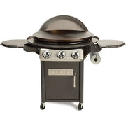 Cuisinart Grill - XL Outdoor Griddle Cooking Center, 30" Diameter, 706 Sq Inches, 360 Degrees - Black/Stainless-United Backyard