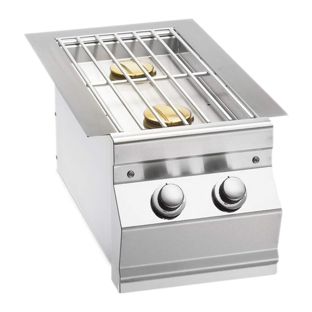 Fire Magic - 11.5" Built-In Double Side Burner with Hot Surface Ignition for Aurora Grills - Natural Gas-United Backyard