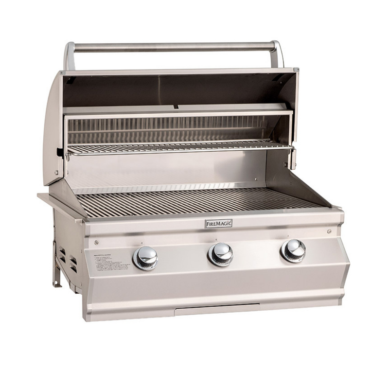 Fire Magic - 30" Choice Multi-User Built-In Grill with Analog Thermometer - Natural Gas-United Backyard