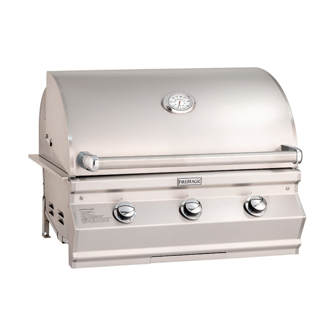 Fire Magic - 30" Choice Multi-User Built-In Grill with Analog Thermometer - Natural Gas-United Backyard