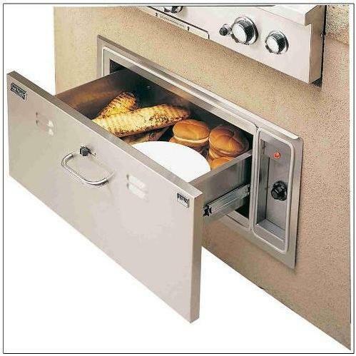 Fire Magic - 30-Inch Built-In 110V Electric Stainless Steel Warming Drawer-United Backyard