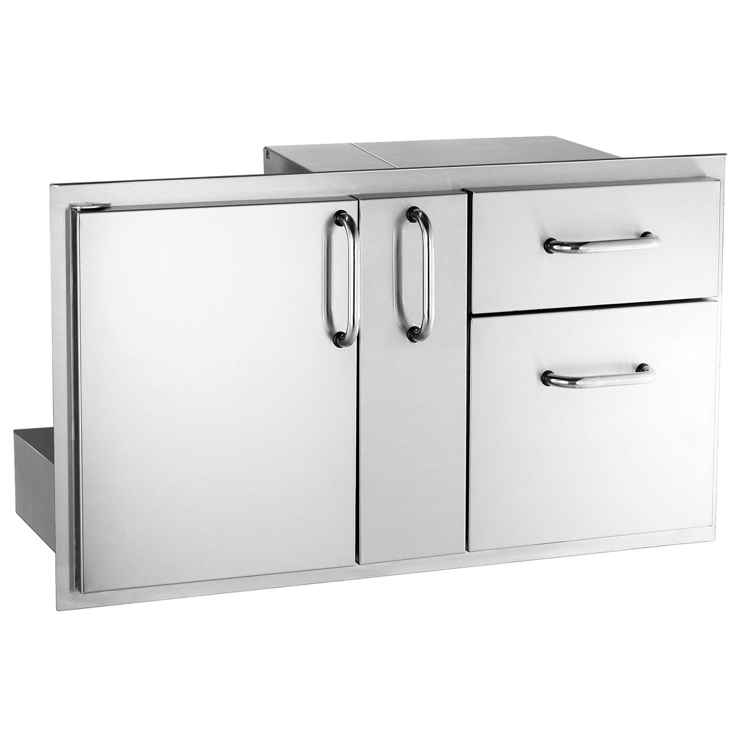 Fire Magic - 36" 1/2" Access Door with Platter Storage And Double Drawer-United Backyard