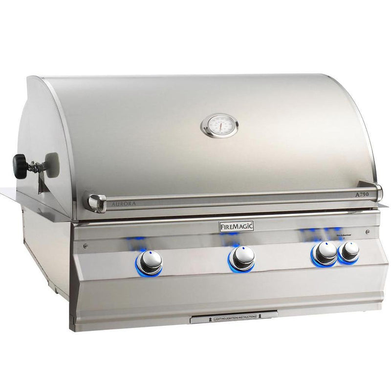 Fire Magic - 36-Inch Aurora Built-In Propane Gas Grill with One Infrared Burner in Stainless Steel-United Backyard