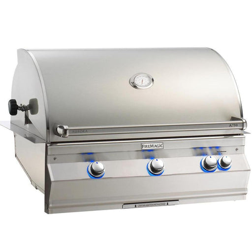 Fire Magic - 36-Inch Aurora Built-In Propane Gas Grill with One Infrared Burner in Stainless Steel-United Backyard