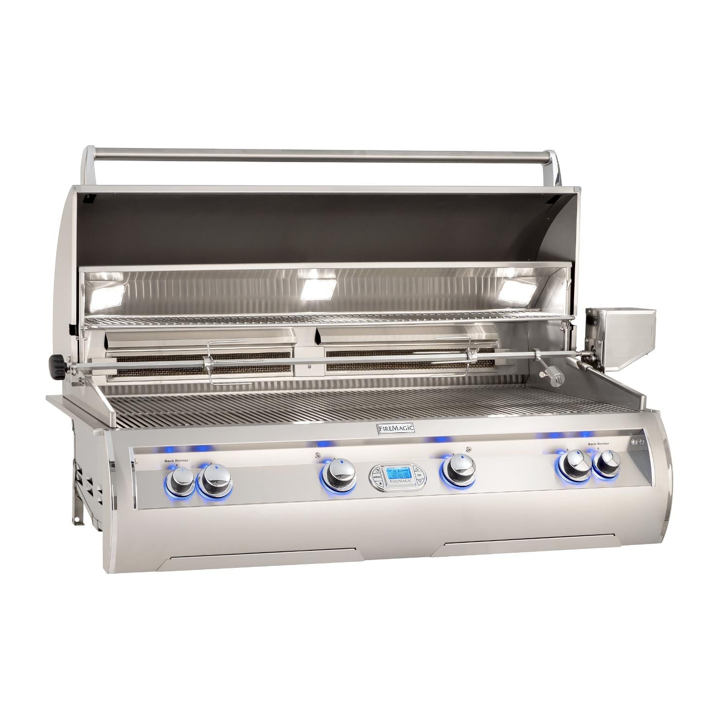 Fire Magic - 48" Echelon Diamond Built-In Grill One Infrared Burner in Stainless Steel - Liquid Propane-United Backyard