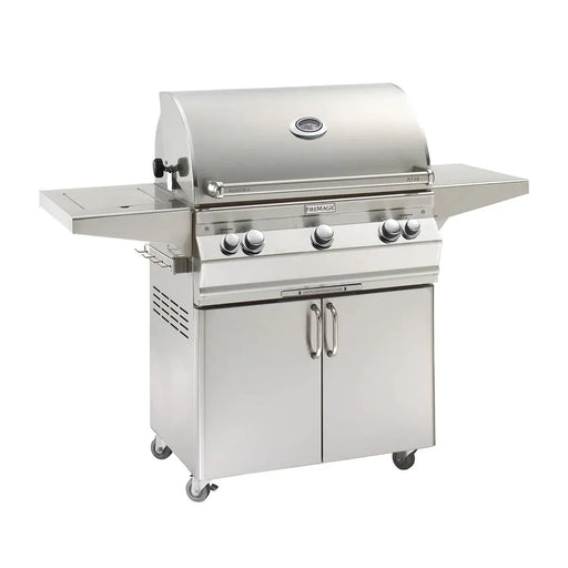 Fire Magic - Aurora A540S 30-Inch Propane Gas Freestanding Grill with 1 Sear Burner, Single Side Burner, Backburner, Analog Thermometer-United Backyard