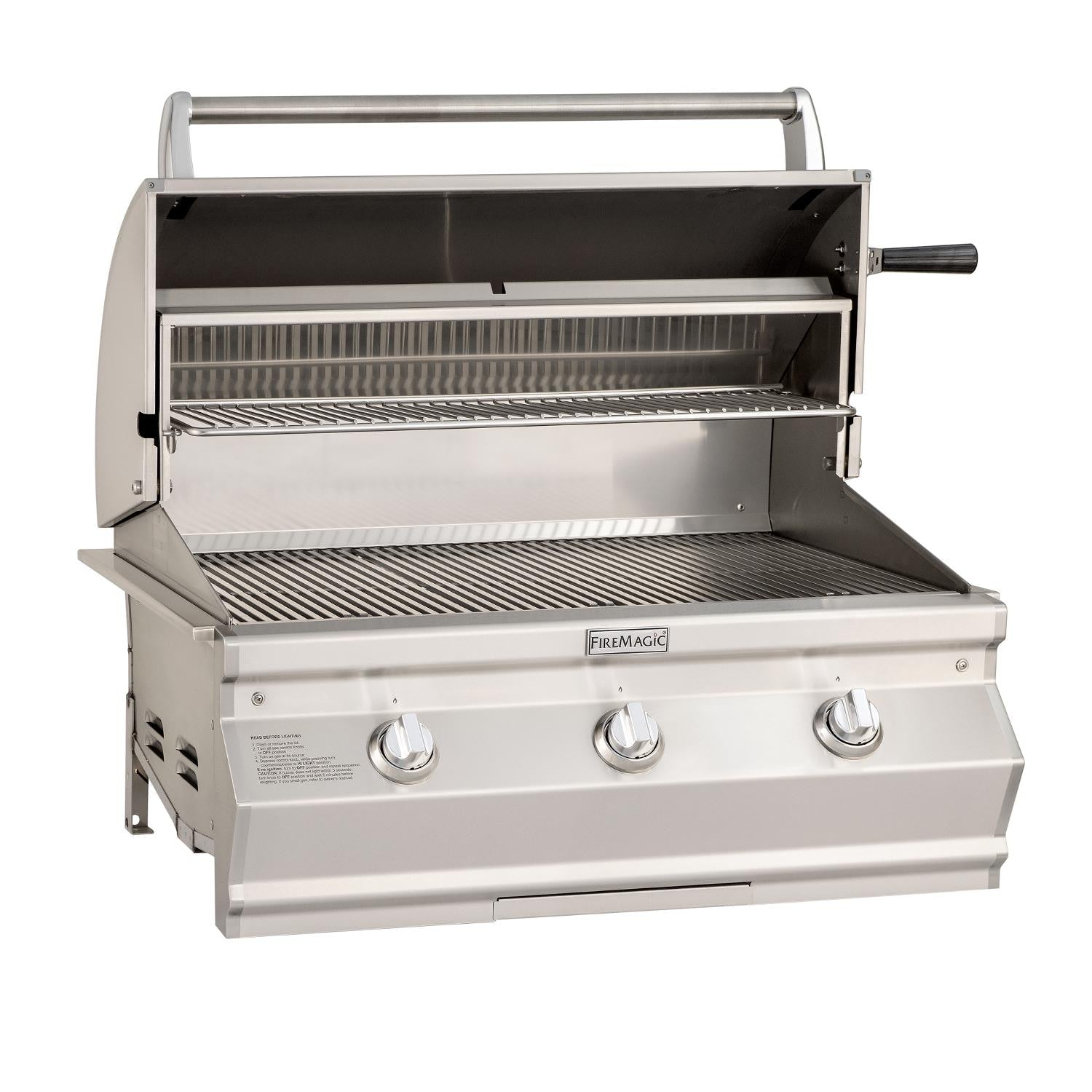 Fire Magic - Choice Multi-User Accessible CMA540I 30" Built-In Grill With Analog Thermometer - Natural Gas-United Backyard