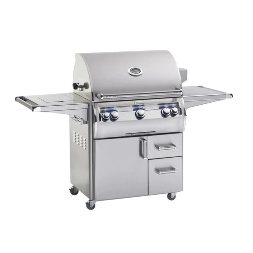 Fire Magic - Echelon Diamond E660s 30-Inch Propane Gas Freestanding Grill, Single Side Burner, Backburner, Rotisserie Kit and Analog Thermometer-United Backyard