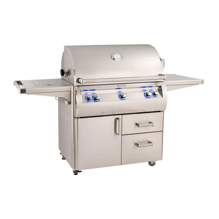 Fire Magic - Echelon Diamond E790s 36-Inch A Series Freestanding Gas Grill With Rotisserie, Infrared Burner, Single Side Burner & Analog Thermometer, Natural Gas-United Backyard