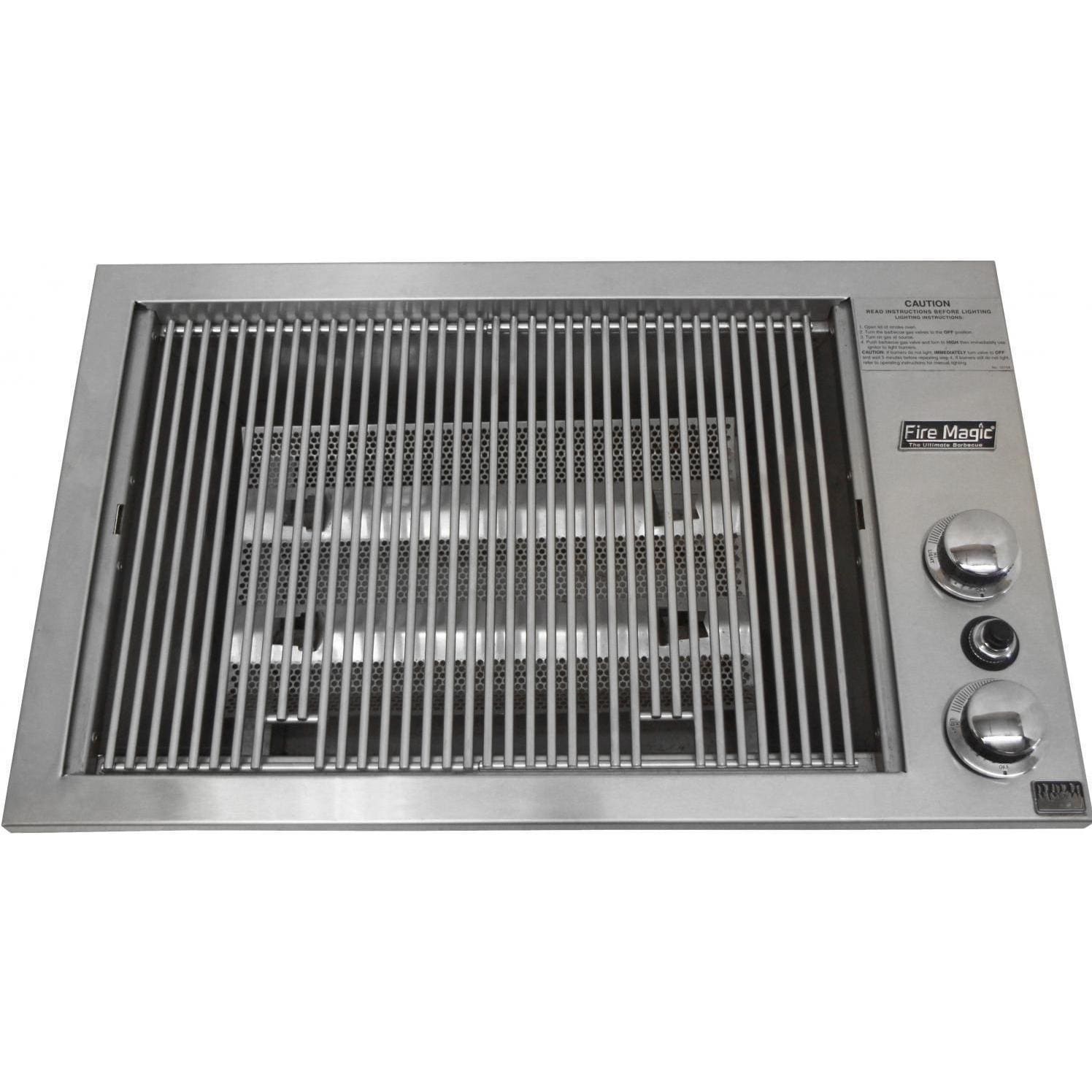 Fire Magic - Legacy Deluxe Gourmet Built-In Propane Gas Countertop Grill in Stainless Steel-United Backyard