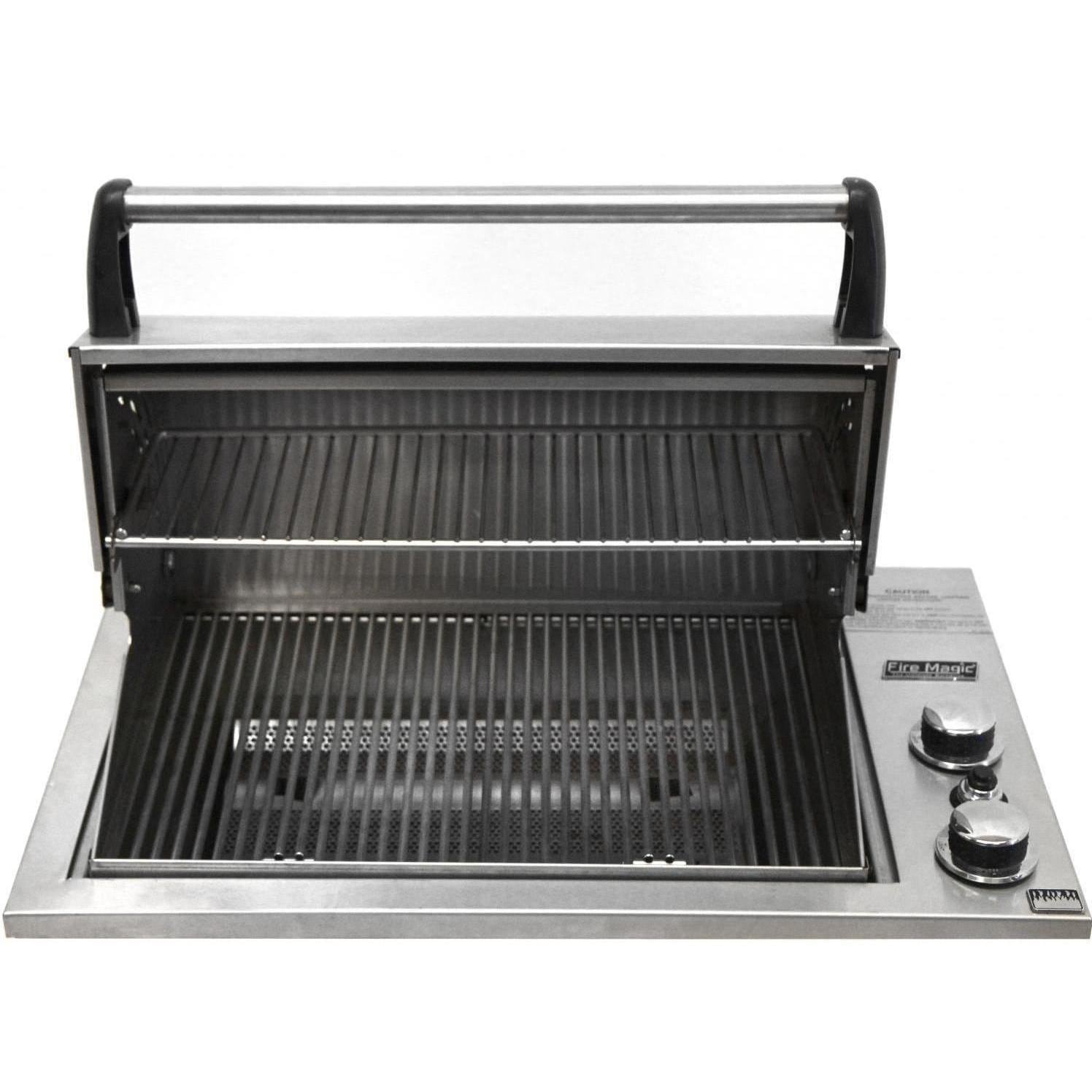 Fire Magic - Legacy Deluxe Gourmet Built-In Propane Gas Countertop Grill in Stainless Steel-United Backyard