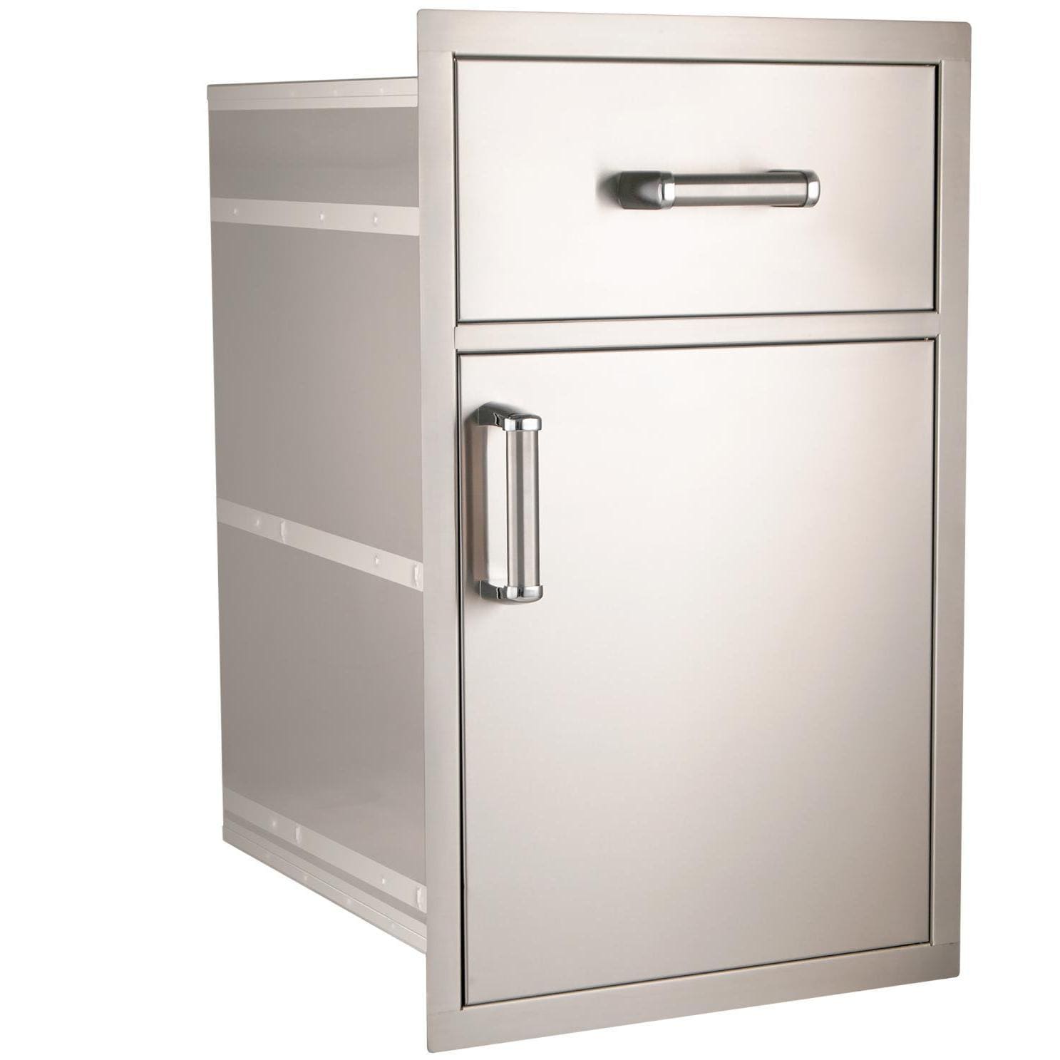 Fire Magic - Premium Flush 20-Inch Pantry / Access Drawer Combo-United Backyard