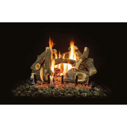 Grand Canyon - 18" to 42" Arizona Weathered Oak Charred Vented Gas Logs-United Backyard