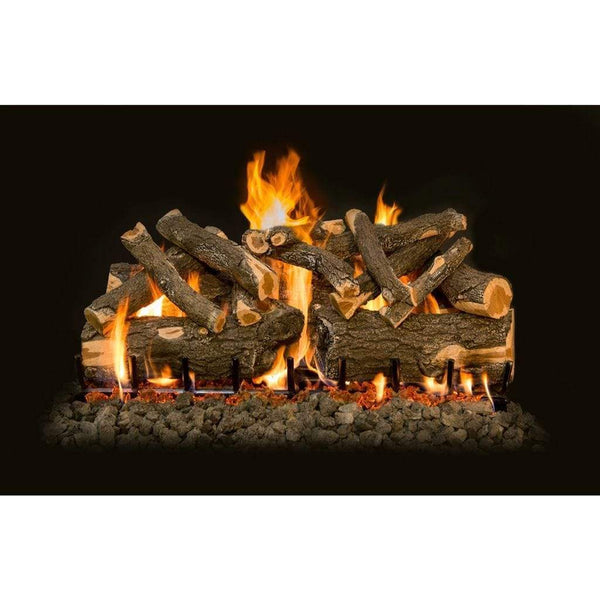 Grand Canyon - 18" to 42" Arizona Weathered Oak Charred Vented Gas Logs-United Backyard