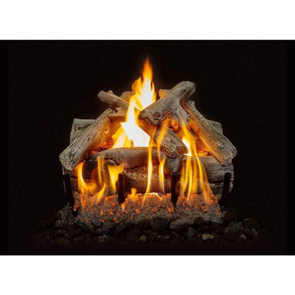 Grand Canyon - 18" to 42" Western Driftwood Vented Gas Logs-United Backyard