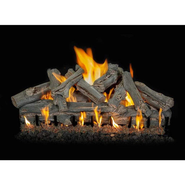 Grand Canyon - 18" to 42" Western Driftwood Vented Gas Logs-United Backyard