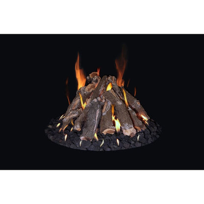 Grand Canyon - 18" to 48" Outdoor Round Tall Stack Fire Pit Kit-United Backyard