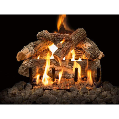 Grand Canyon - 18" to 60" Arizona Weathered Oak See Through Vented Gas Logs-United Backyard