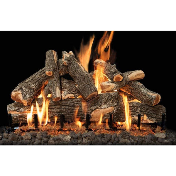 Grand Canyon - 18" to 60" Arizona Weathered Oak See Through Vented Gas Logs-United Backyard