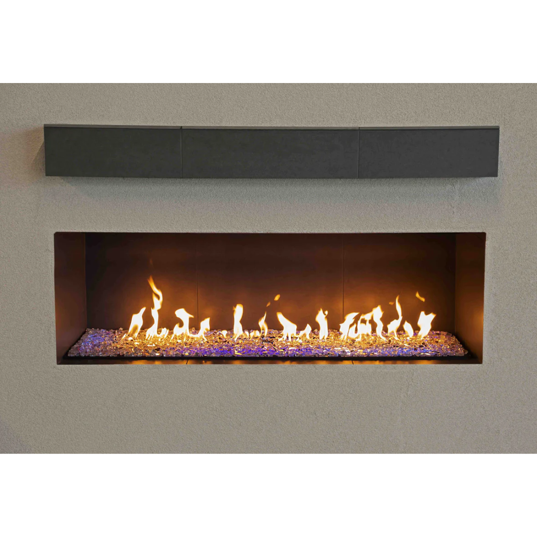 Grand Canyon - Bedrock 84" Vented Contemporary Drop-In Burner - Liquid Propane-United Backyard