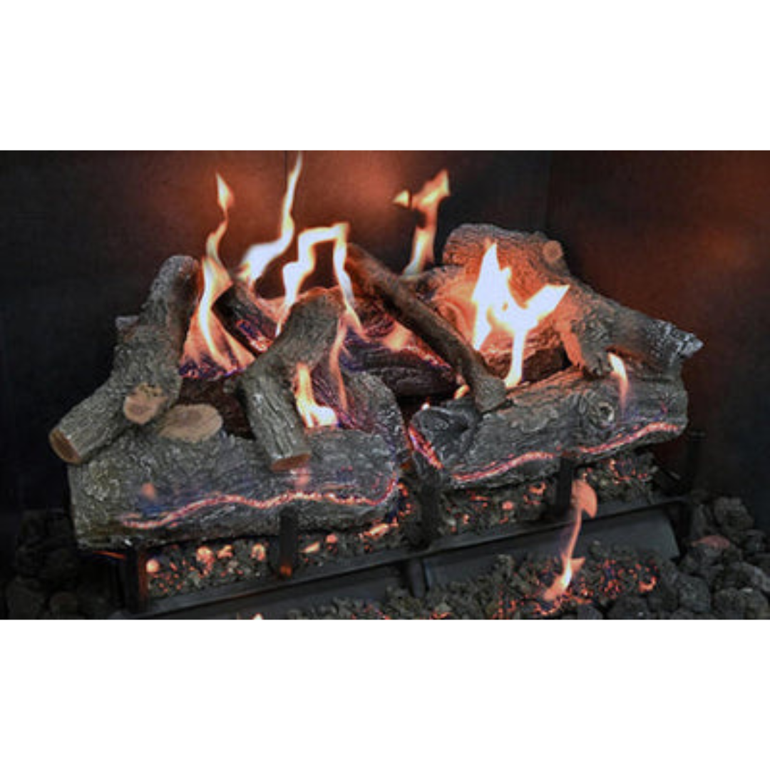 Grand Canyon - GlowFire 36" Arizona Weathered Oak Charred Vented Gas Logs-United Backyard