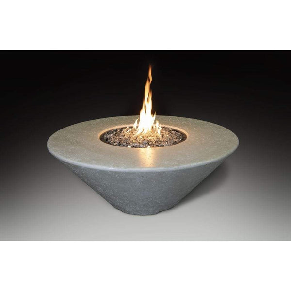 Grand Canyon - Olympus 44" x 44" Round Natural Gas Fire Table in Bone-United Backyard