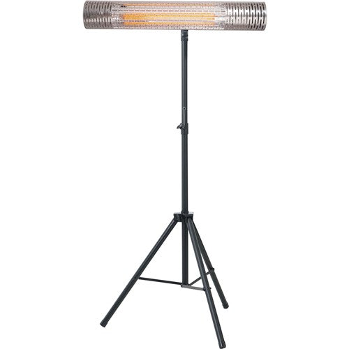 Hanover - 30.7" Electric Infrared Carbon Lamp with Remote Control and Tripod Stand - Silver/Black-United Backyard