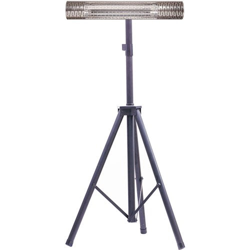 Hanover - 30.7" Electric Infrared Carbon Lamp with Remote Control and Tripod Stand - Silver/Black-United Backyard