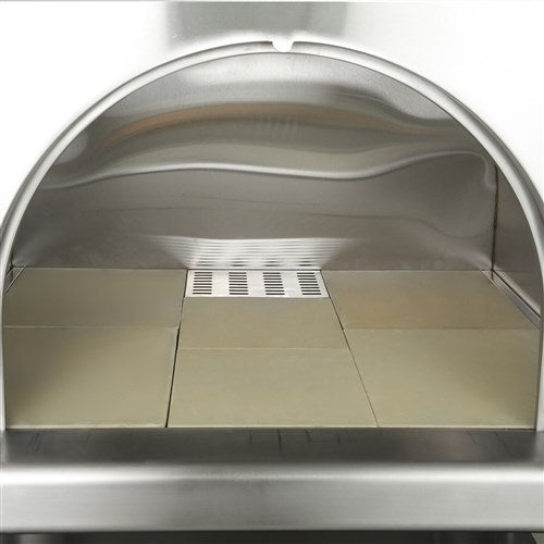 Hanover - 35" Wood Burning Pizza Oven Dome and Cart - Stainless-United Backyard