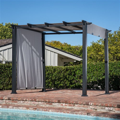 Hanover - 8x10' Steel Pergola - Steel-United Backyard