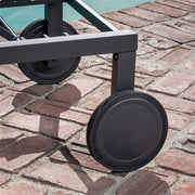 Hanover - Aluminum Sling Armless Chaise Lounge - Gray/Gray-United Backyard