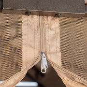 Hanover - Aster 9.7'x11.8' Aluminum and Steel Gazebo with Netting - Tan-United Backyard