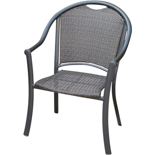 Hanover - Commercial woven aluminum dining chair - Woven-United Backyard