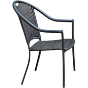 Hanover - Commercial woven aluminum dining chair - Woven-United Backyard