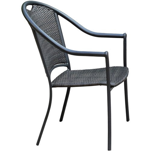 Hanover - Commercial woven aluminum dining chair - Woven-United Backyard