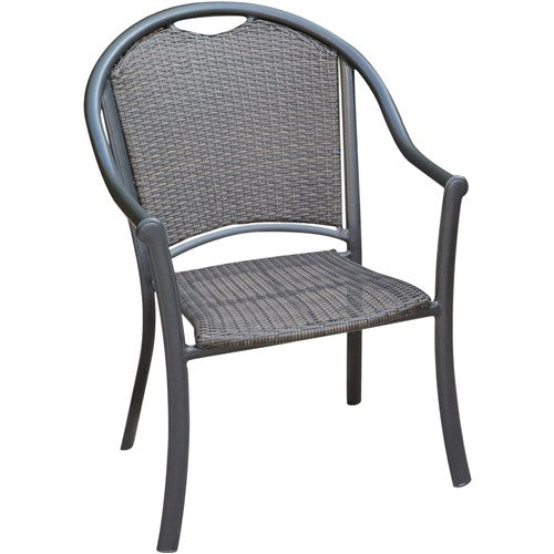 Hanover - Commercial woven aluminum dining chair - Woven-United Backyard