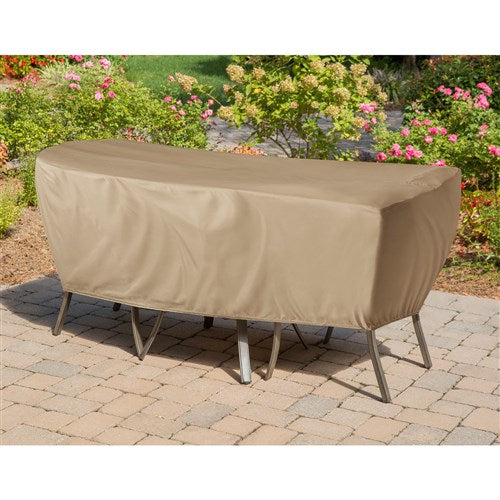 Hanover - Furniture Cover- 74.02"x34.06"x30.71"H - Tan-United Backyard